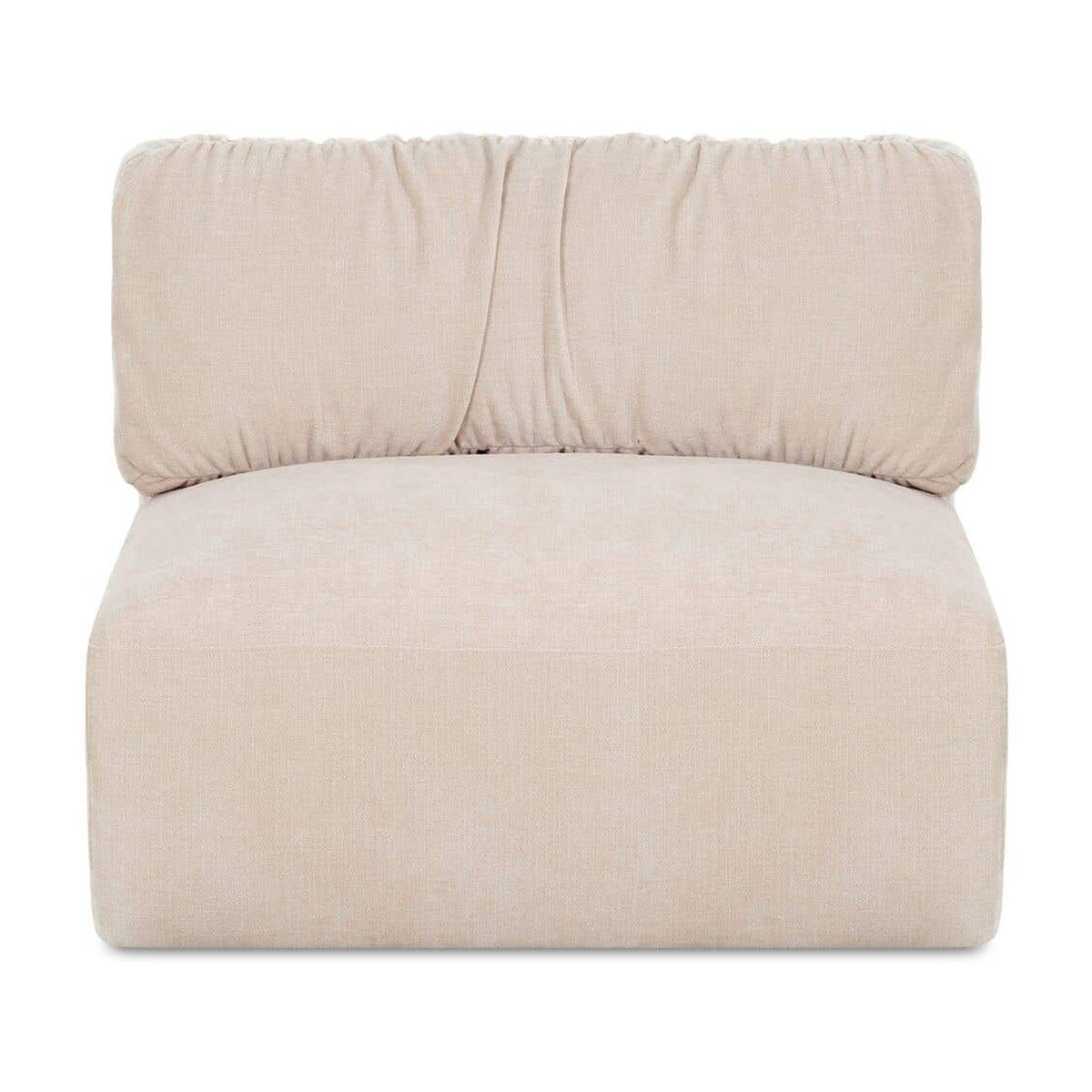 Matina Slipper Chair Oatmeal by Moe's Home Collection