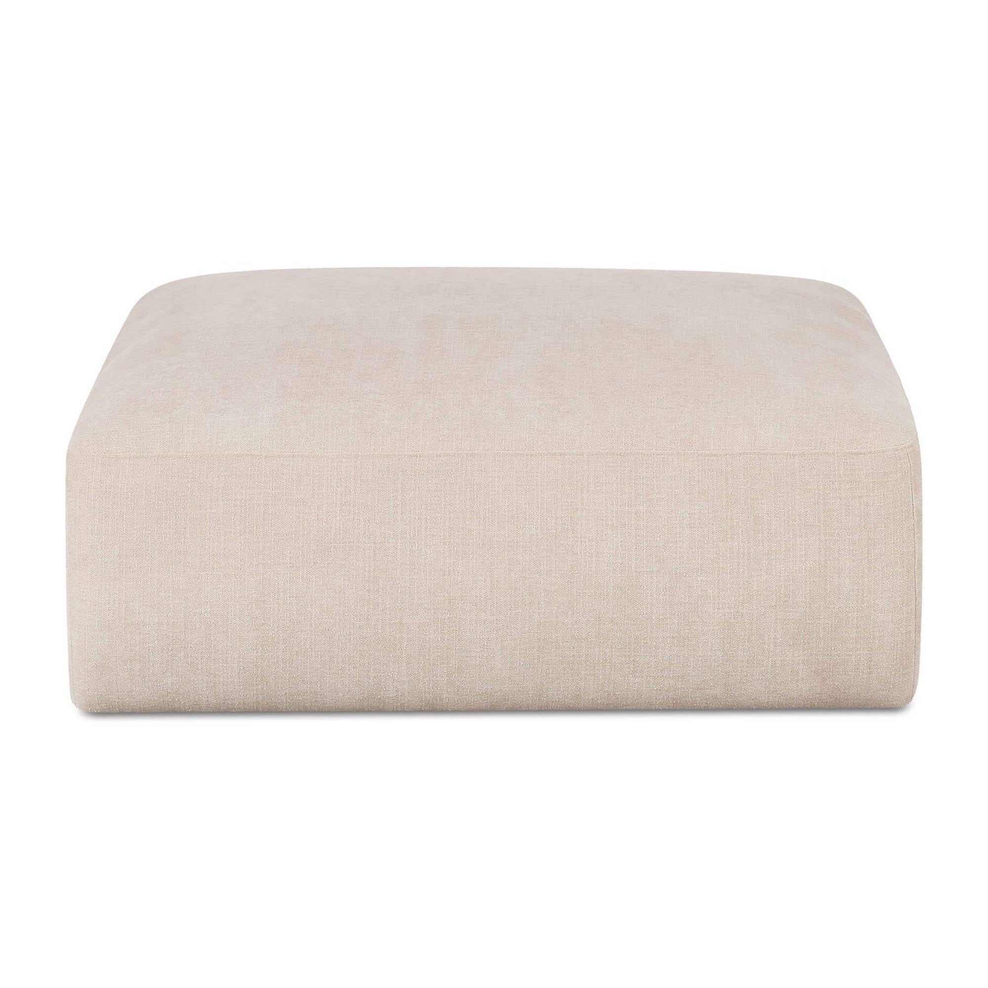 Matina Ottoman Oatmeal by Moe's Home Collection
