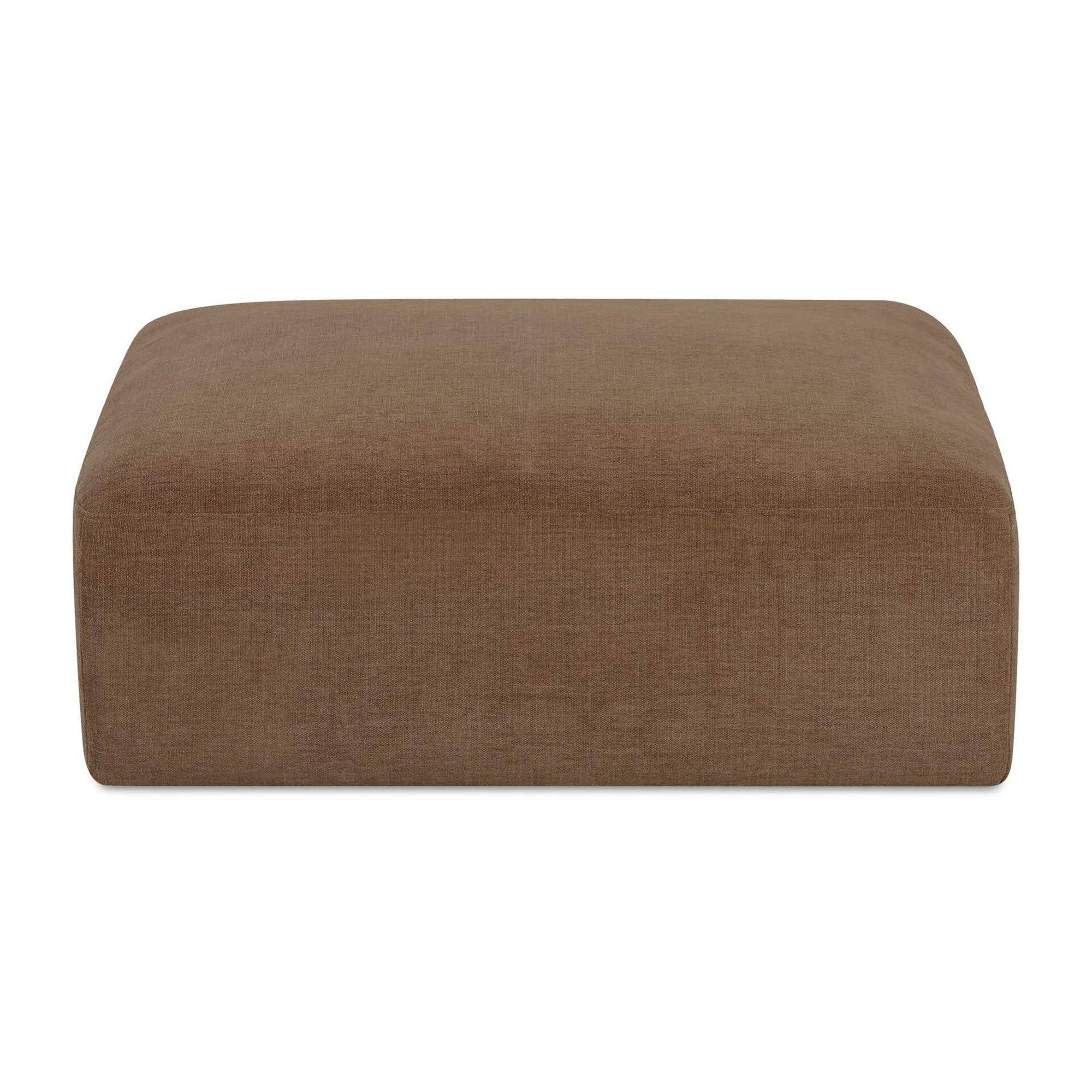 Matina Ottoman Taupe by Moe's Home Collection