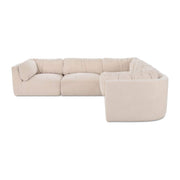 Matina Classic L Modular Sectional Oatmeal by Moe's Home Collection