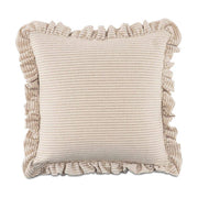 Betty 20 Inch Cushion Beige Stripe by Moe's Home Collection