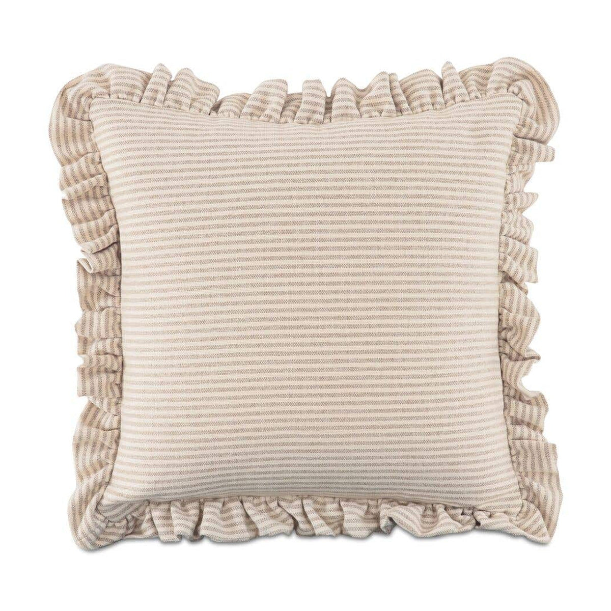 Betty 20 Inch Cushion Beige Stripe by Moe's Home Collection