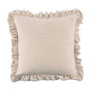 Betty 25 Inch Cushion Beige Stripe by Moe's Home Collection