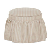 Heidi Storage Ottoman Beige Stripe by Moe's Home Collection