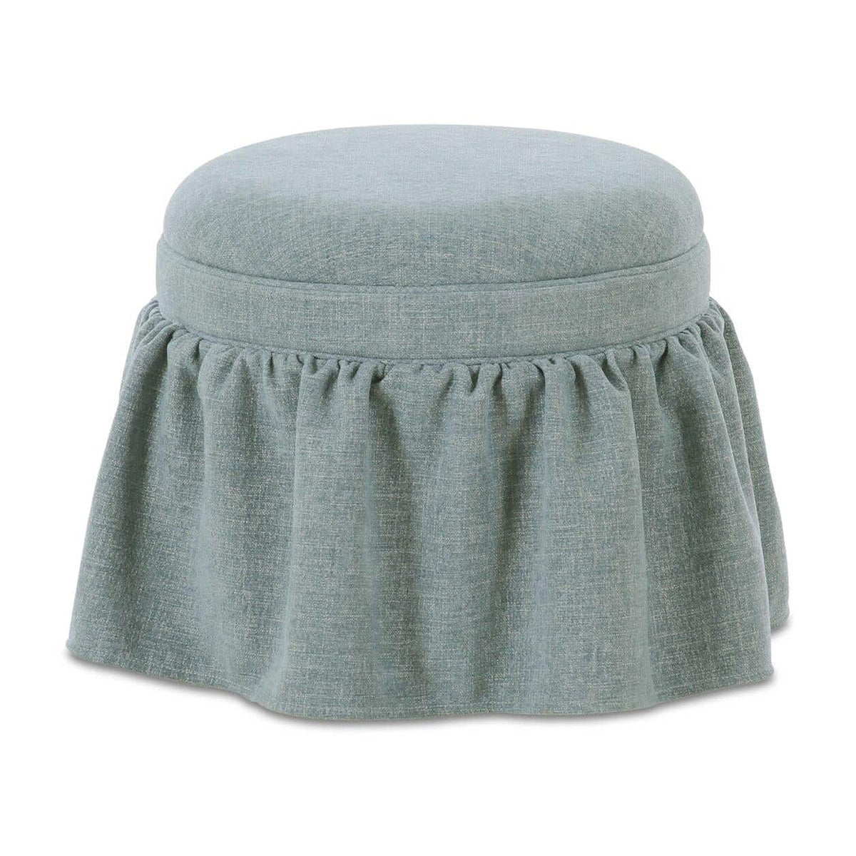 Heidi Storage Ottoman Light Blue by Moe's Home Collection