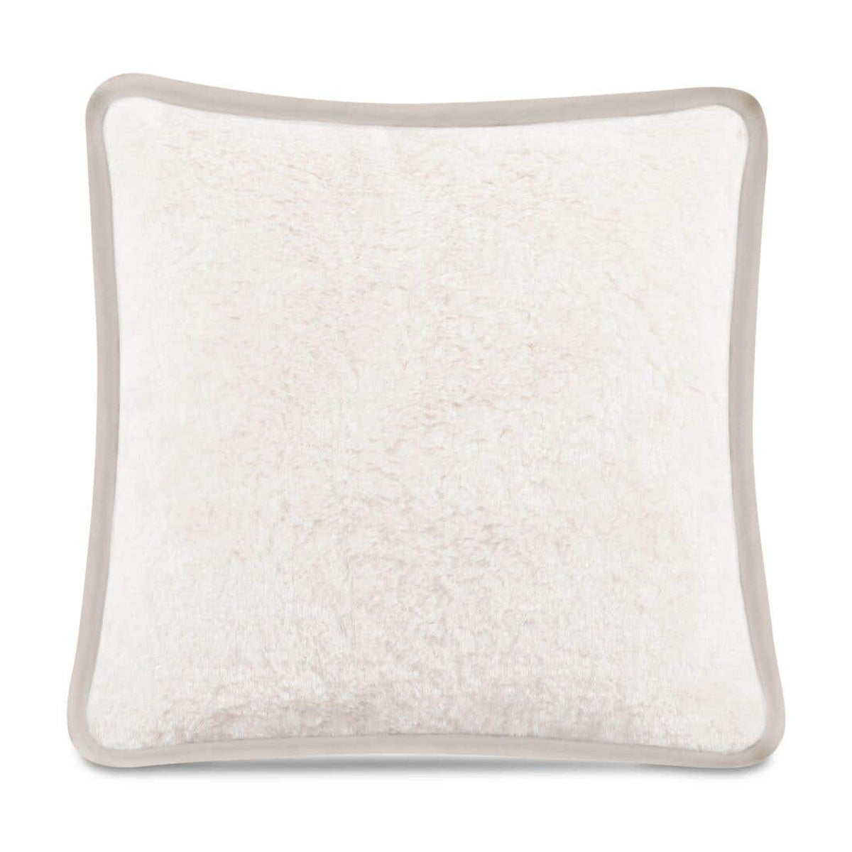 Carr 25In Cushion Faux Fur Cream by Moe's Home Collection