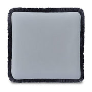 Yasmin Square Cushion Light Blue Faux Mohair by Moe's Home Collection