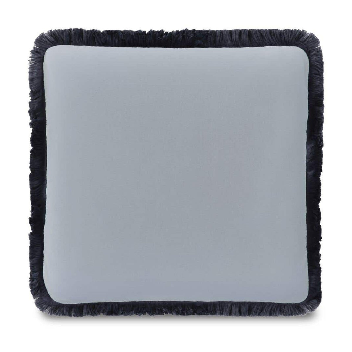 Yasmin Square Cushion Light Blue Faux Mohair by Moe's Home Collection