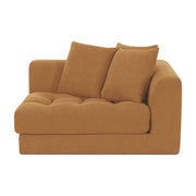 Davie Right Arm Facing Chair Golden Yellow by Moe's Home Collection