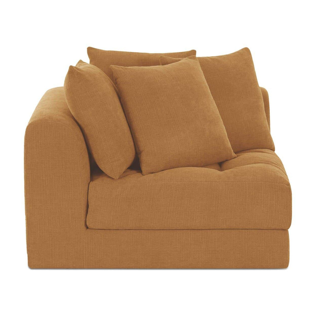 Davie Corner Chair Golden Yellow by Moe's Home Collection