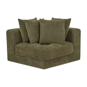 Davie Corner Chair Olive by Moe's Home Collection