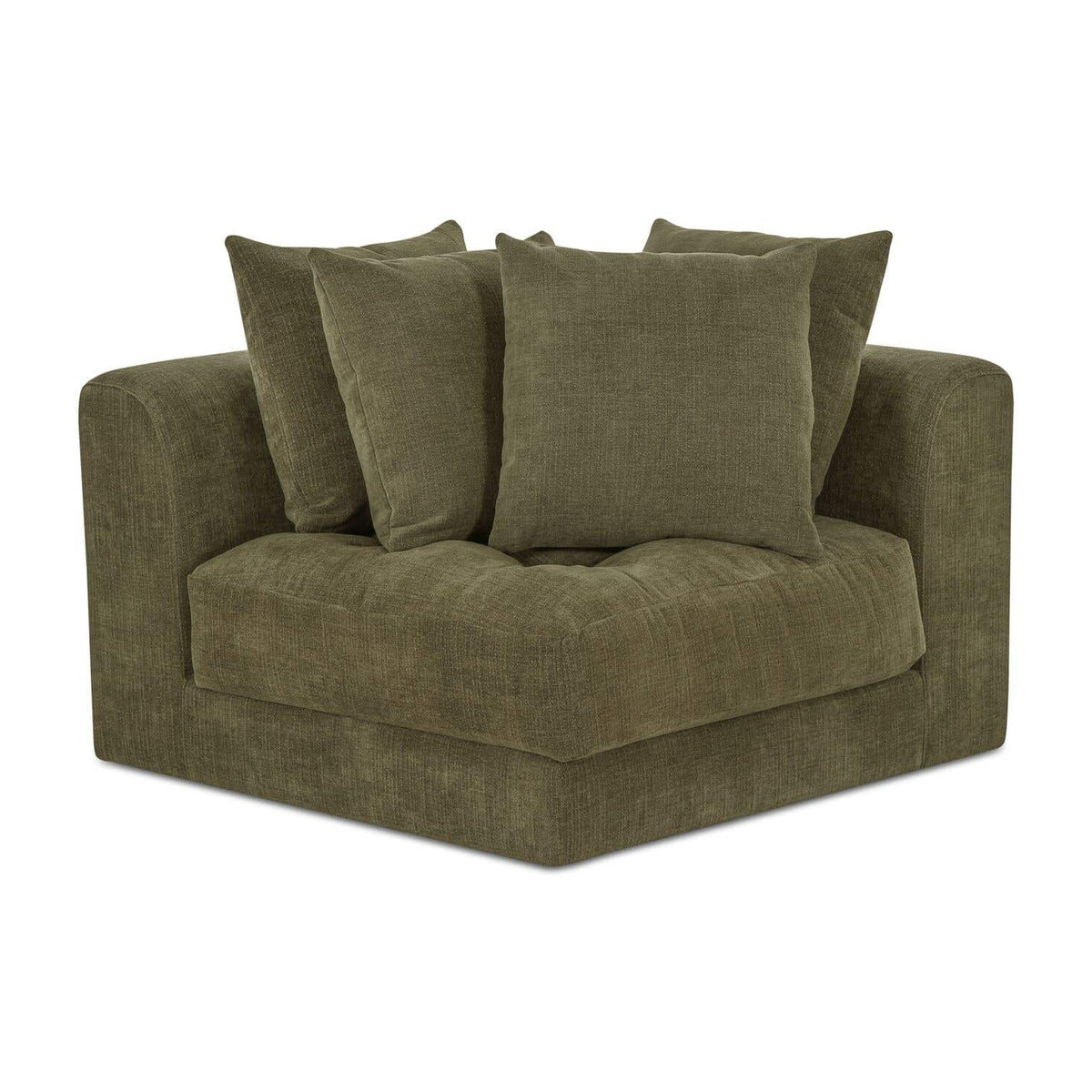 Davie Corner Chair Olive by Moe's Home Collection