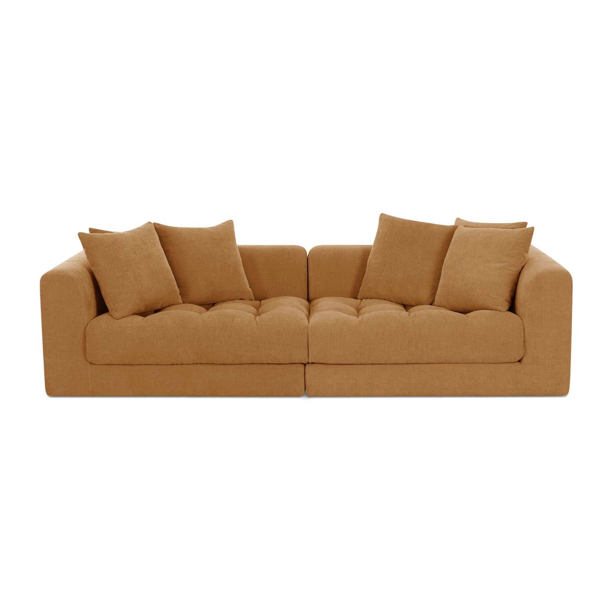 Davie Modular Sofa Golden Yellow by Moe's Home Collection