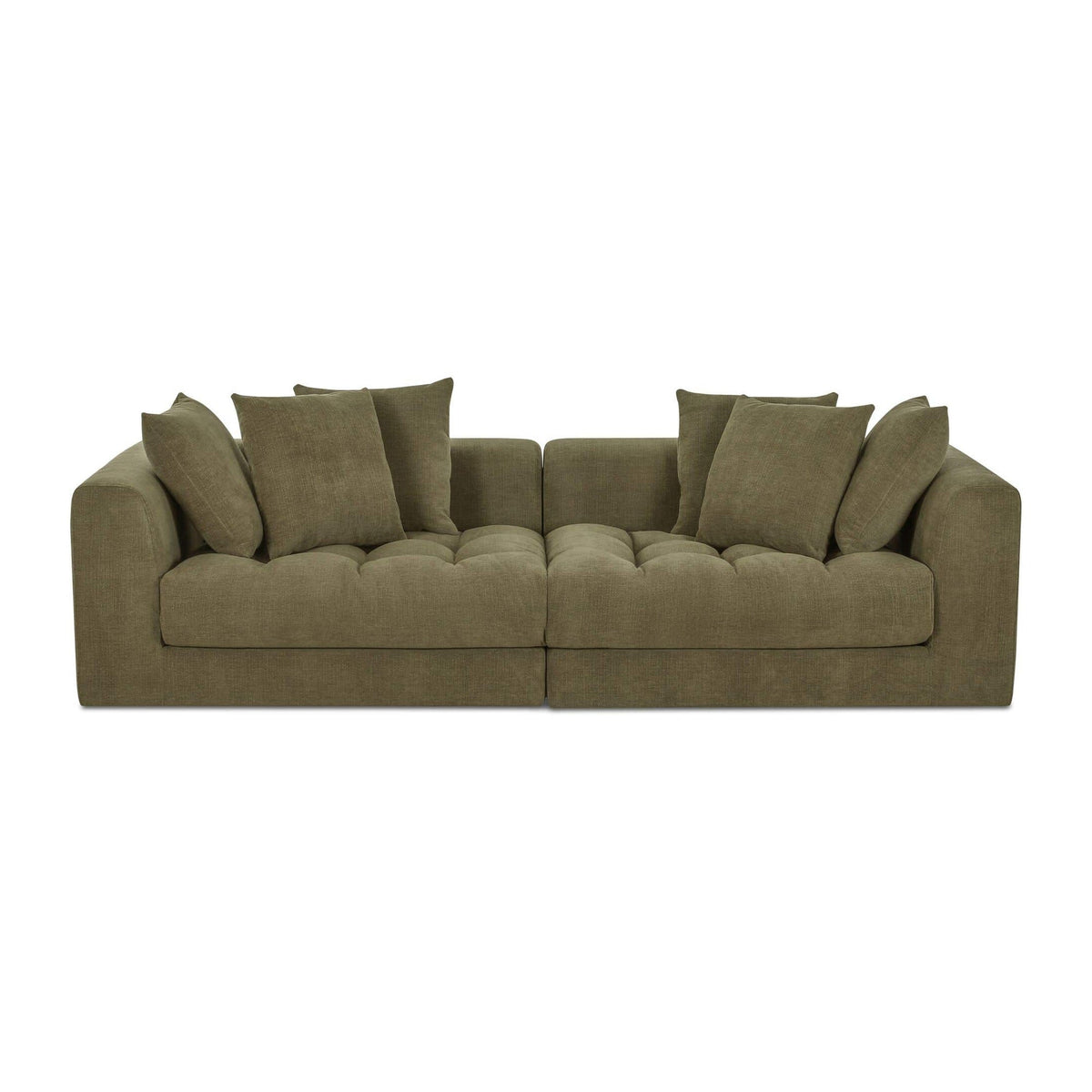 Davie Modular Sofa Olive by Moe's Home Collection