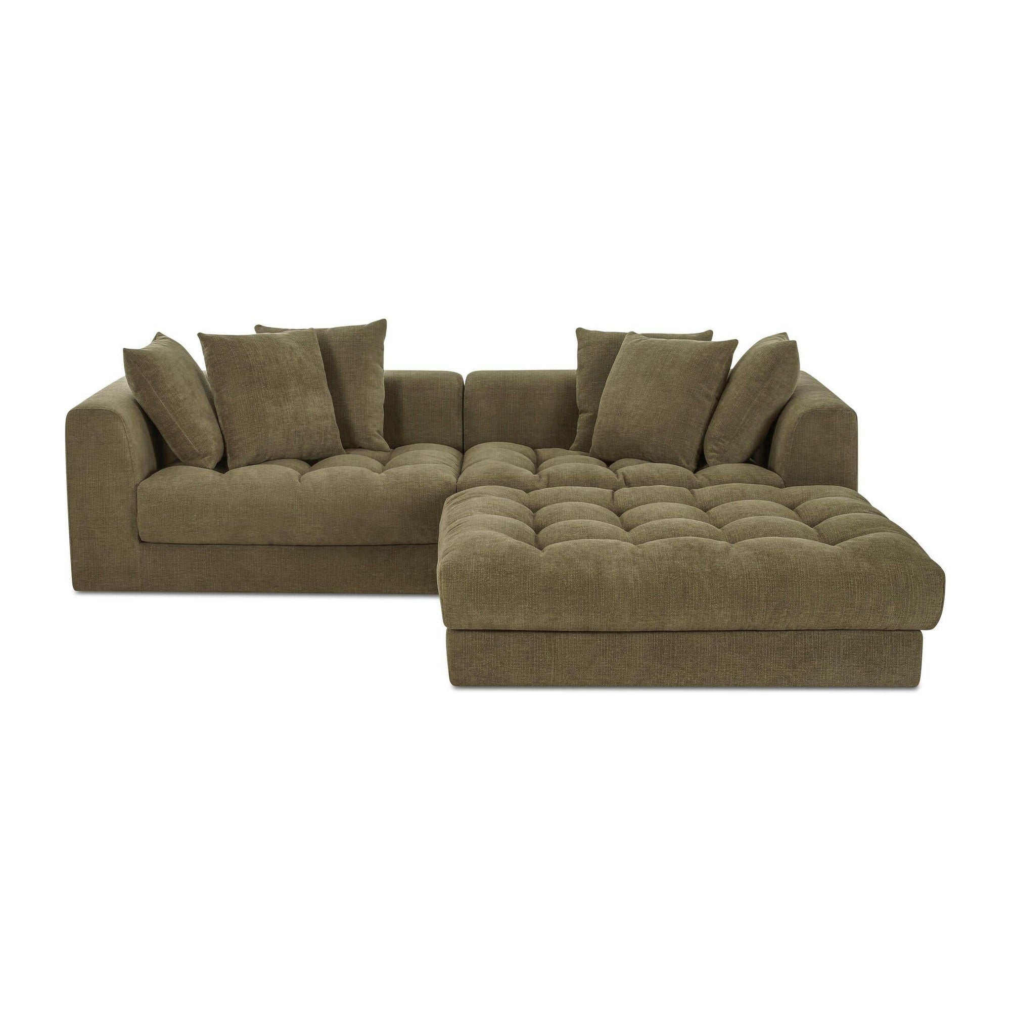 Davie Nook Modular Sectional Olive by Moe's Home Collection