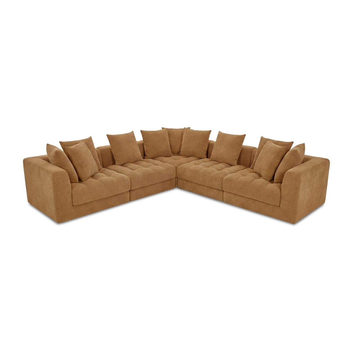 Davie Classic L Modular Sectional Golden Yellow by Moe's Home Collection