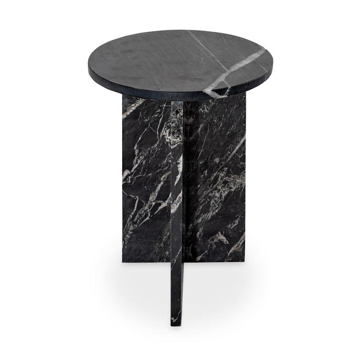 Grace Accent Table Black Marble by Moe's Home Collection