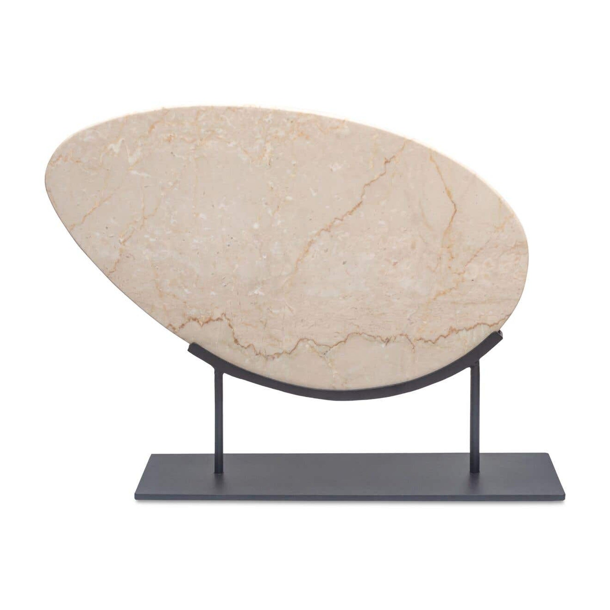 Galen Sculpture Botticino Beige Marble by Moe's Home Collection
