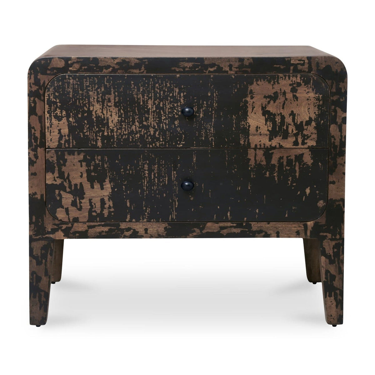 Iris Nightstand Distressed Black by Moe's Home Collection