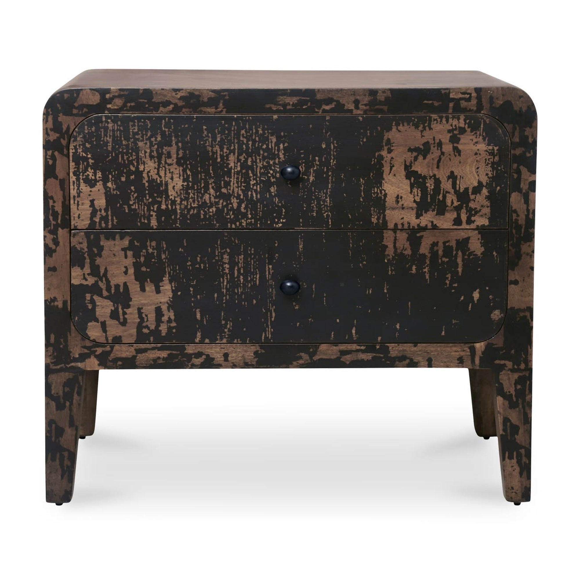 Iris Nightstand Distressed Black by Moe's Home Collection