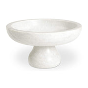 Palermo Pedestal Bowl White Marble by Moe's Home Collection