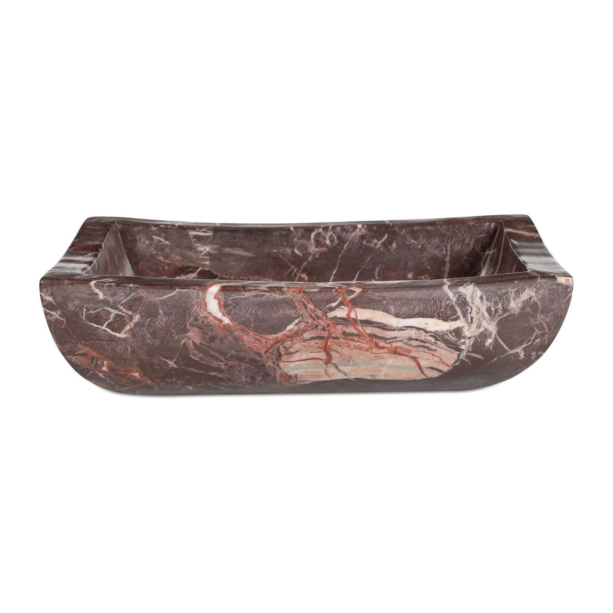 Piero Basin Deep Red Marble by Moe's Home Collection
