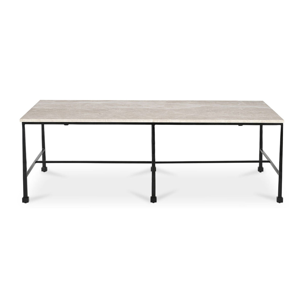 River Coffee Table Botticino Marble by Moe's Home Collection