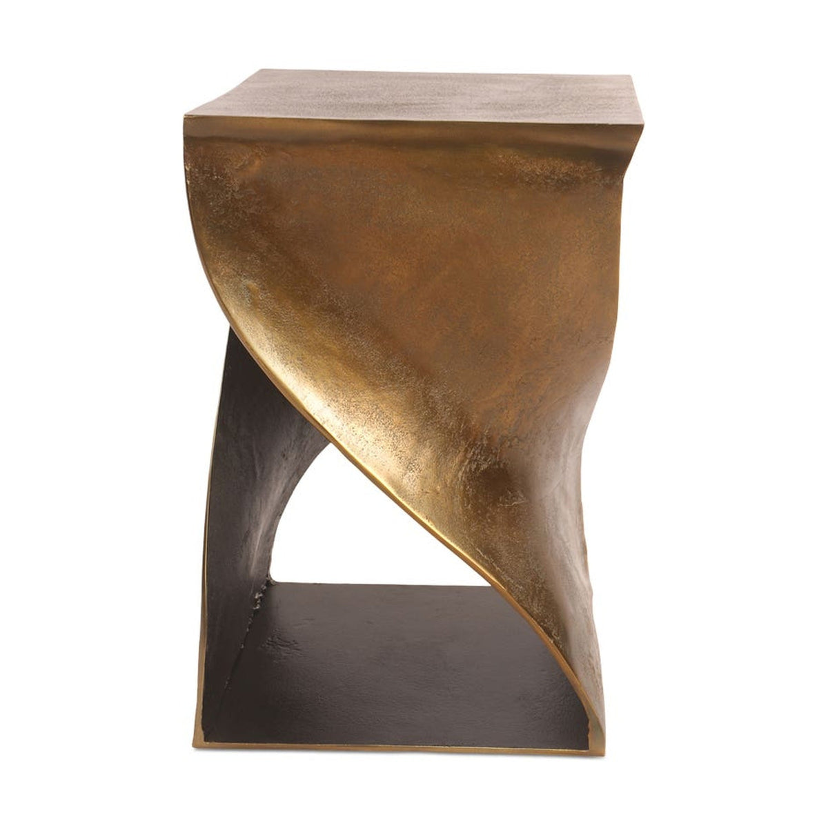 Twist Accent Table Brass by Moe's Home Collection
