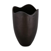 Athena Cast Aluminum Vase Blackened Bronze by Moe's Home Collection