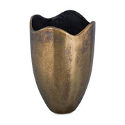 Athena Cast Aluminum Vase Antique Brass by Moe's Home Collection
