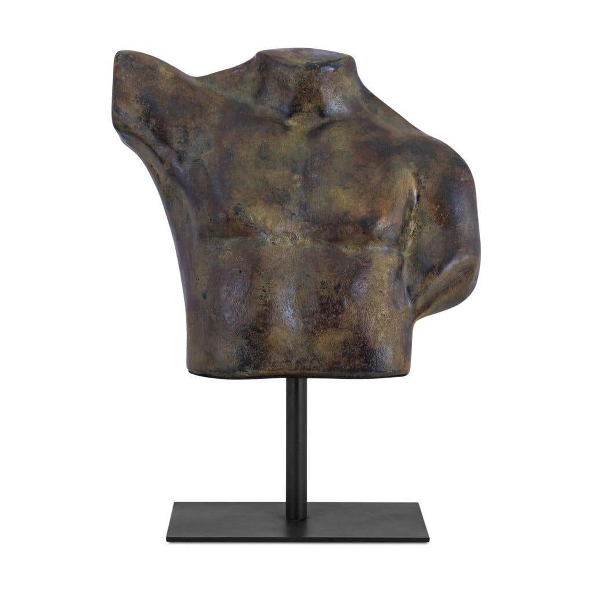 Victor Cast Aluminum Sculpture Dark Green Patina by Moe's Home Collection