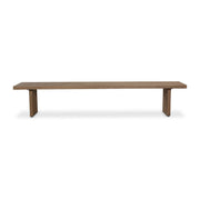Koshi Bench Sandblasted Amber Oak by Moe's Home Collection