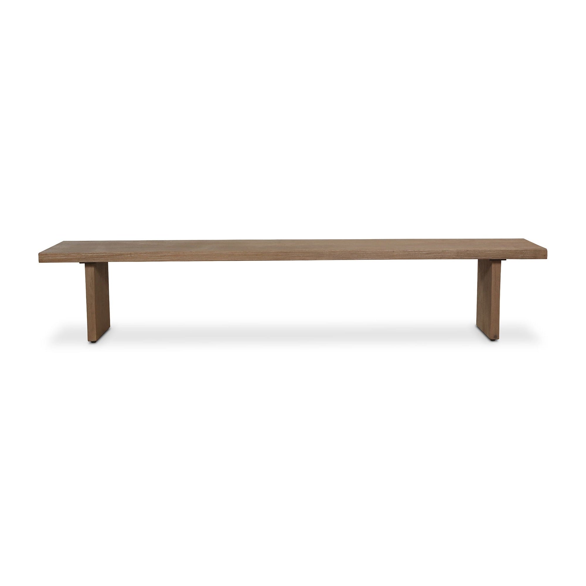 Koshi Bench Sandblasted Amber Oak by Moe's Home Collection