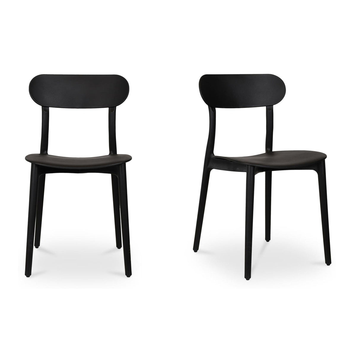 Kent Outdoor Dining Chair Black - Set Of Two by Moe's Home Collection