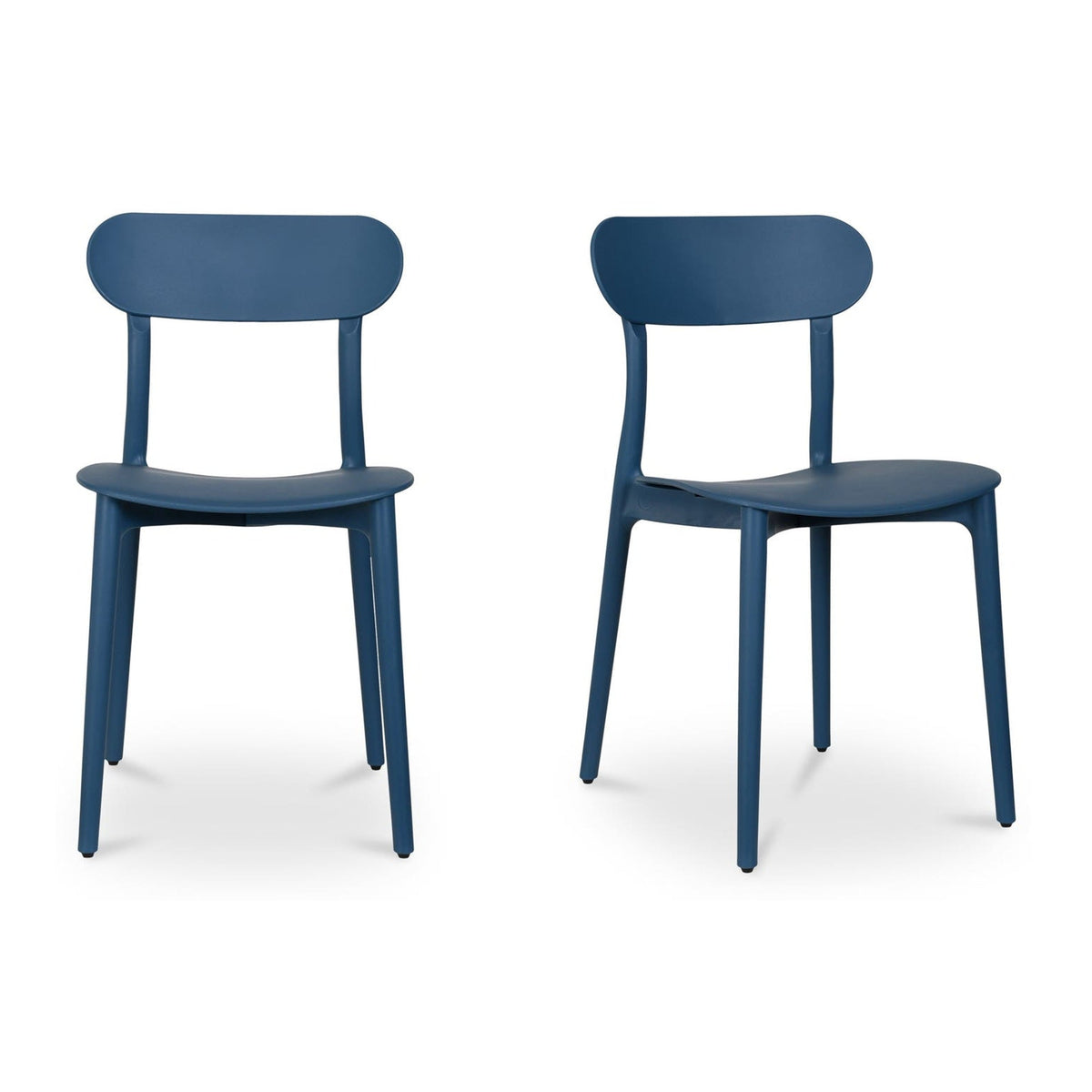 Kent Outdoor Dining Chair Navy - Set Of Two by Moe's Home Collection