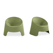 Nolla Outdoor Accent Chair Green-Set of Two by Moe's Home Collection