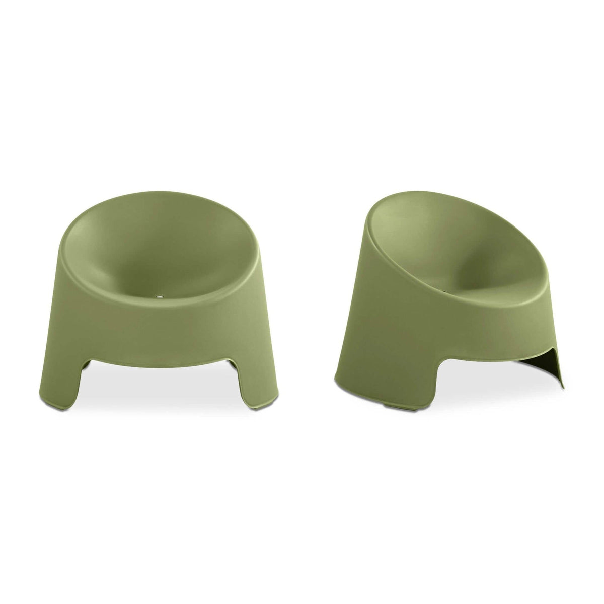 Nolla Outdoor Accent Chair Green-Set of Two by Moe's Home Collection