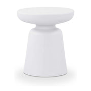 Ruth Outdoor Side Table White by Moe's Home Collection