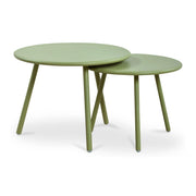 Kari Outdoor Nesting Coffee Table Green by Moe's Home Collection