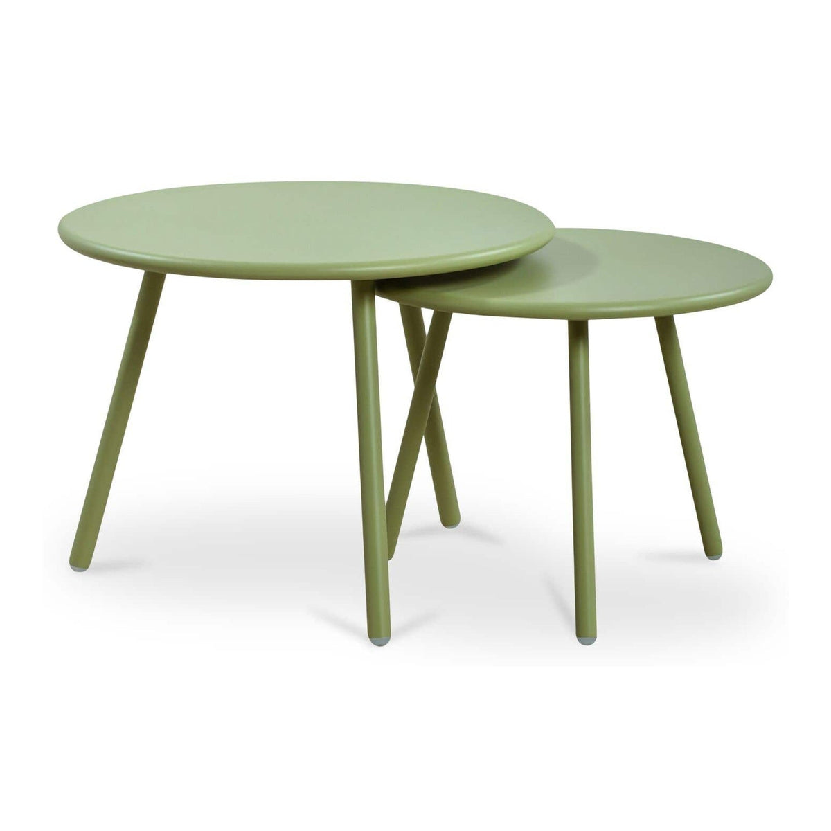 Kari Outdoor Nesting Coffee Table Green by Moe's Home Collection