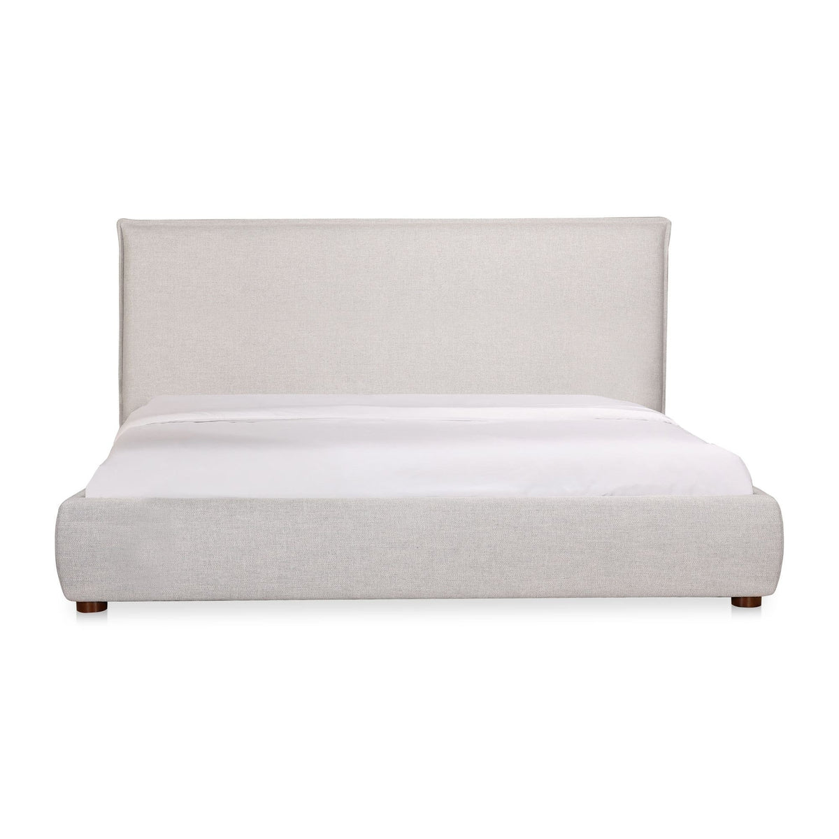 Luzon King Bed Light Grey by Moe's Home Collection