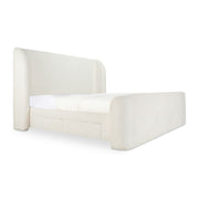 Sophia King Storage Bed Cream by Moe's Home Collection