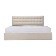 Sebastion King Storage Bed Cream by Moe's Home Collection