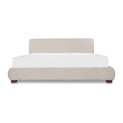 Beau King Storage Bed Speckled Light Grey by Moe's Home Collection