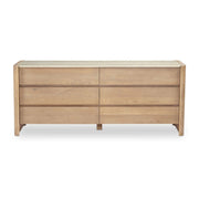 Lane 6 Drawer Dresser Natural by Moe's Home Collection