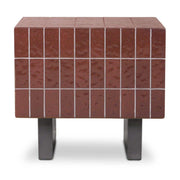 Farren Outdoor Side Table Brown by Moe's Home Collection
