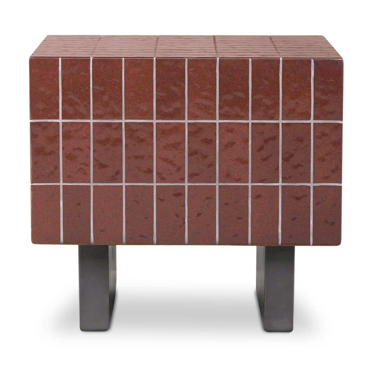 Farren Outdoor Side Table Brown by Moe's Home Collection