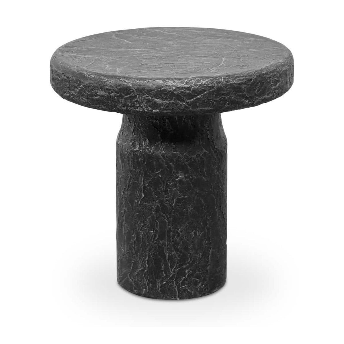 Nia Outdoor Side Table Charcoal by Moe's Home Collection