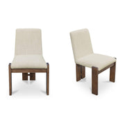 Mia Dining Chair Beige-Set of Two by Moe's Home Collection