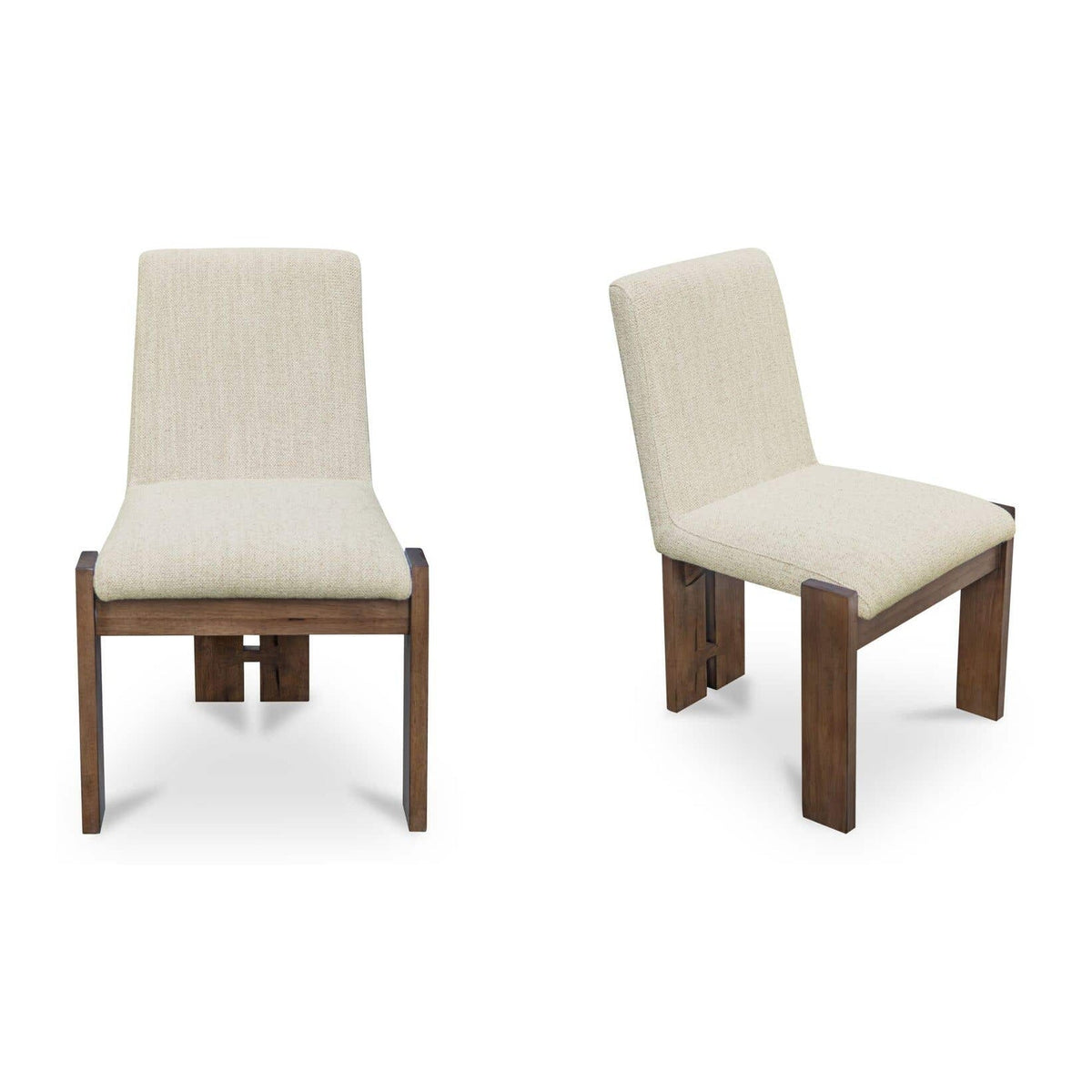 Mia Dining Chair Beige-Set of Two by Moe's Home Collection